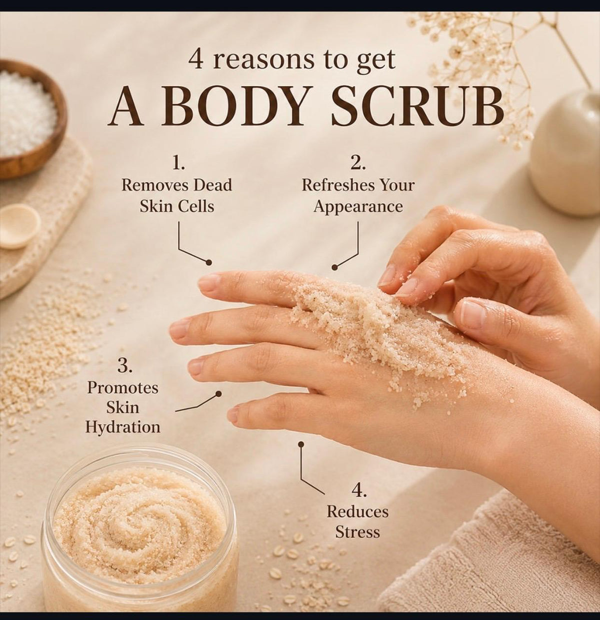 Purica Herbal Natural Sugar Scrub